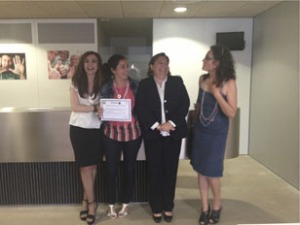 María Teresa Moyá, Ruth Gozalbo (QBS Consultores), Tonia Salinas y Beatriz Serrano
